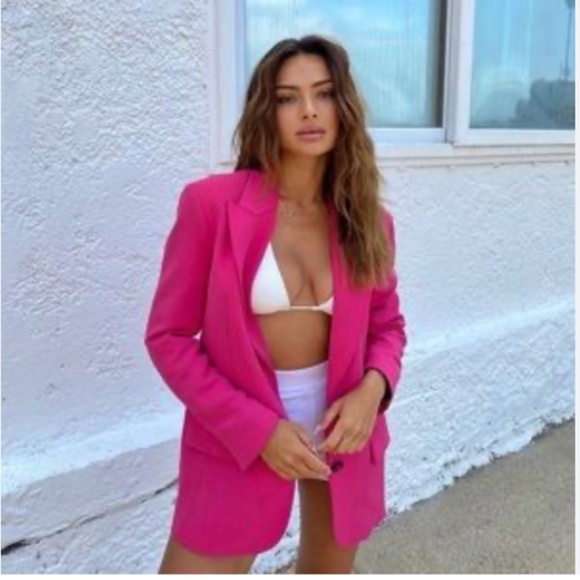 🩷 STRAIGHT CUT BLAZER - Picture 7 of 13